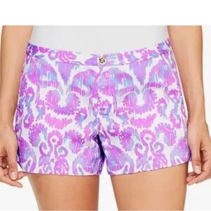 Lilly Pulitzer Adie Short In Amethyst Beach Bathers